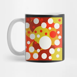 retro polka dot pop art Mug